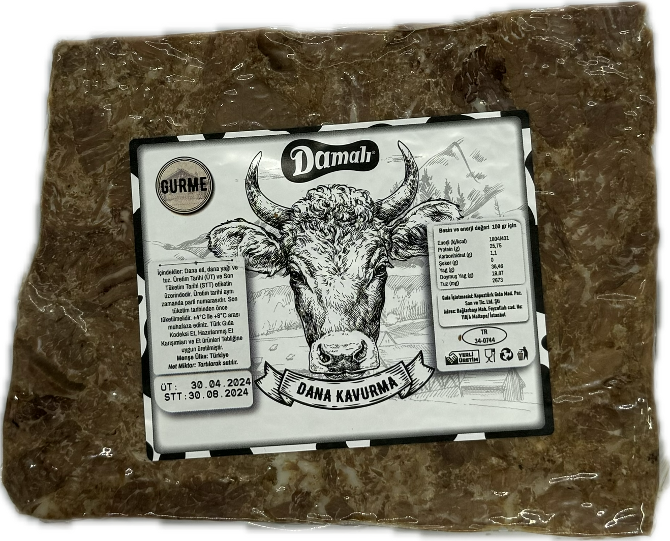 Dana Kavurma(250-350 Gr Arası)
