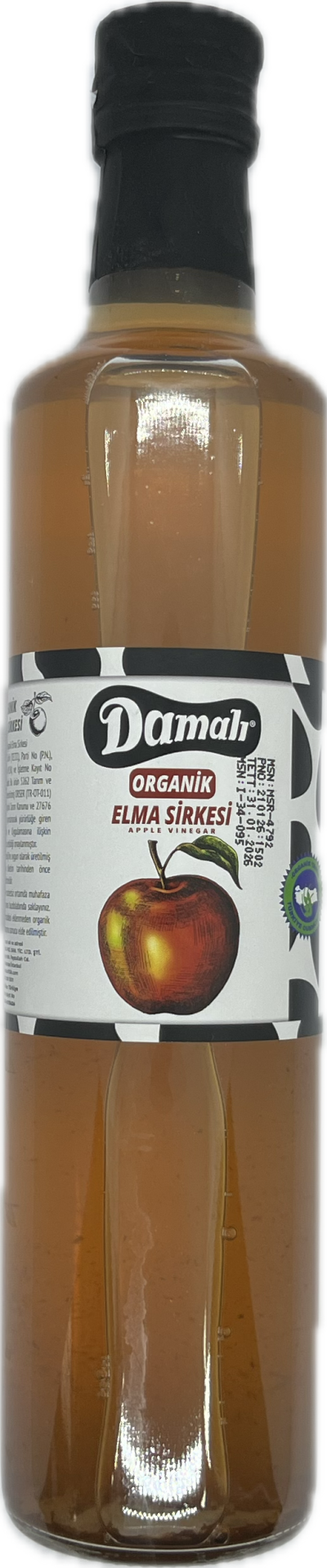 Organik Elma Sirkesi 500 Ml