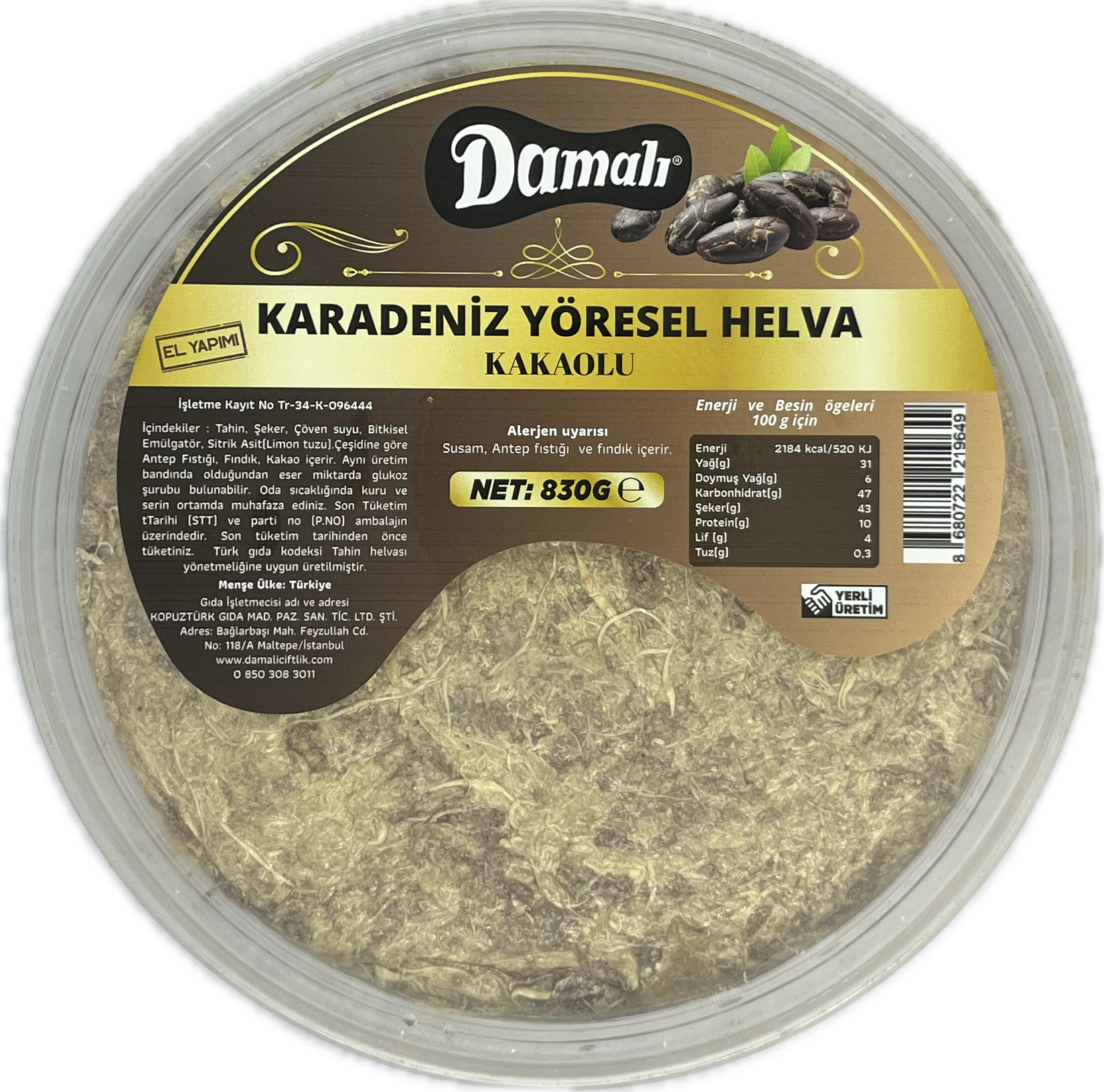 Kakaolu Helva 830 gr