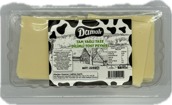 Dilimli Tost Peyniri 225 Gr