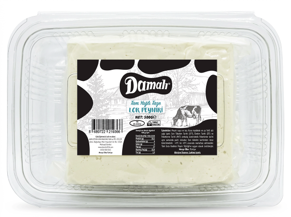 Taze Tam Yağlı Lor Peyniri 500 gr