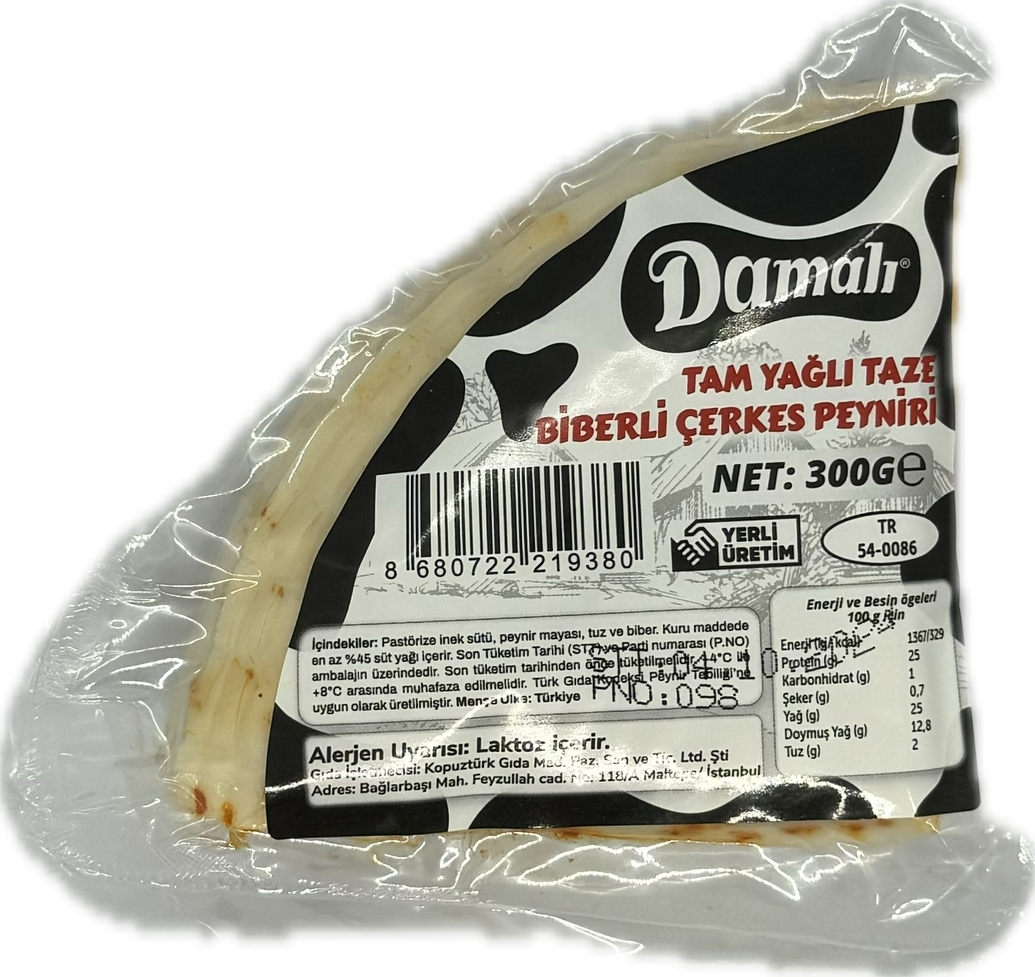Taze Biberli Sepet Peyniri 300 Gr