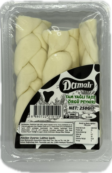 Taze Örgü Peyniri 250 Gr