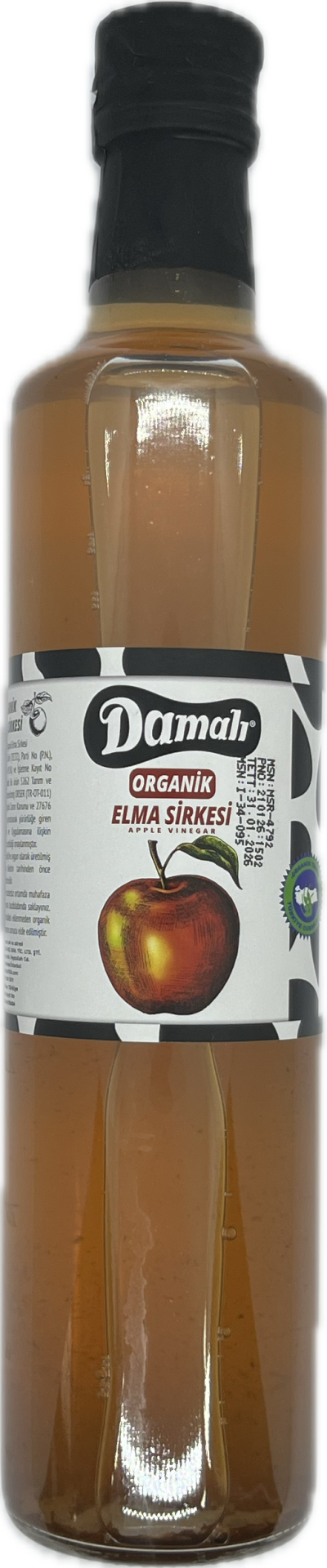 Organik Elma Sirkesi 500 Ml