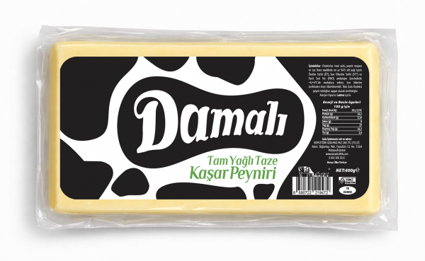 Tam Yağlı Taze Kaşar Peyniri 600 Gr