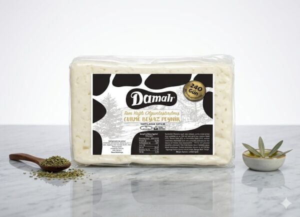 Damalı Gurme Beyaz Peynir - 3 Sütlü Karışım (600-700g)