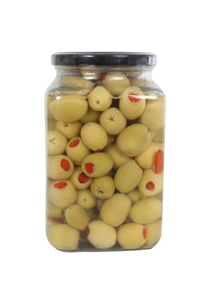 Yeşil Biberli Yeşil Zeytin 1000 gr
