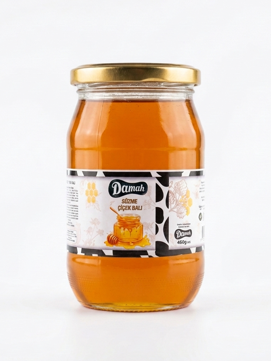 Rize Süzme Çiçek Balı 460 gr