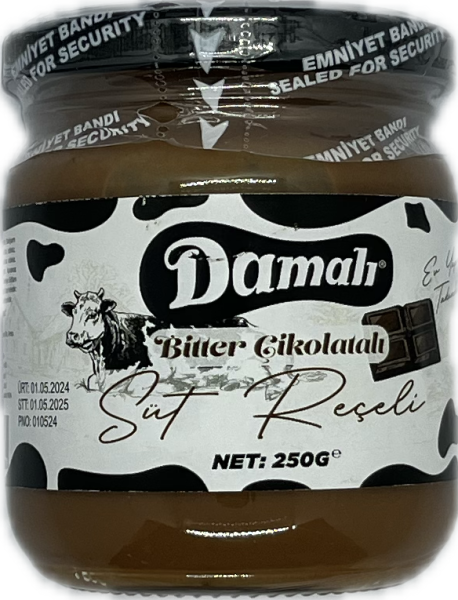 Bitter Çikolatalı Süt Reçeli 250 gr