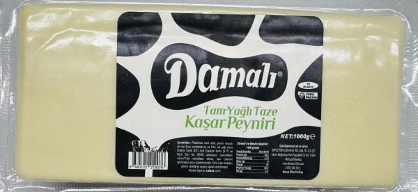 Tam Yağlı Taze Kaşar Peyniri 1000 gr