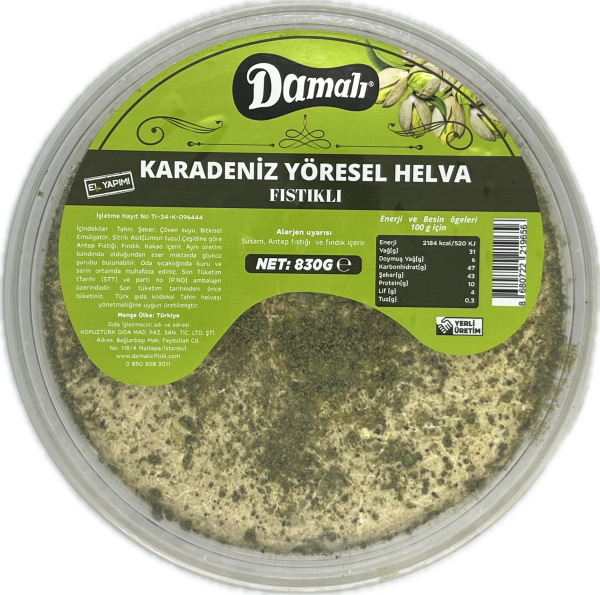 Fıstıklı Helva 830 gr