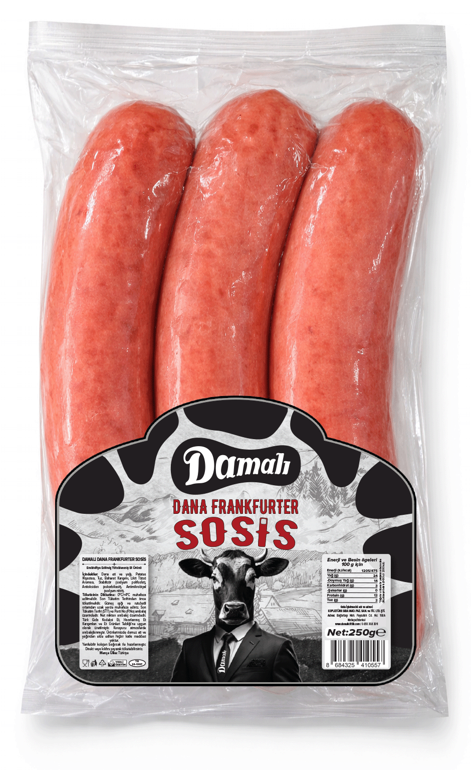 Dana Füme Sosis 250 gr