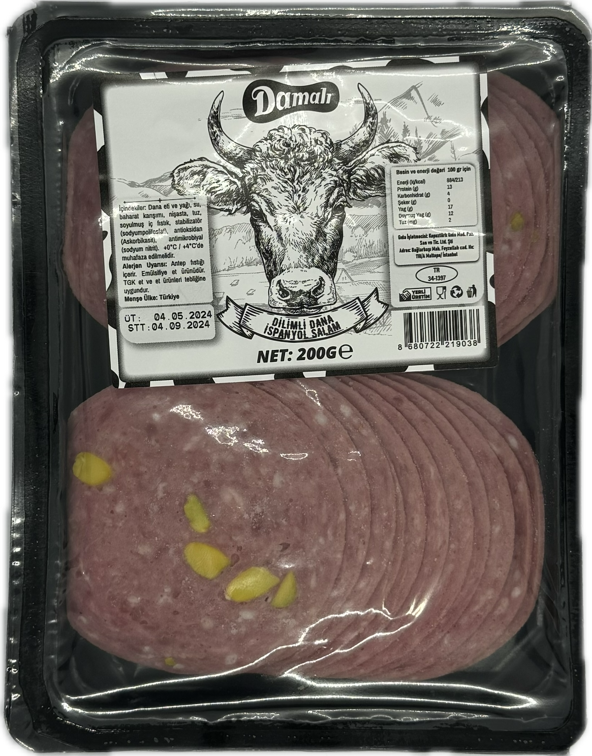 Dana Dilimli Salam 200 gr