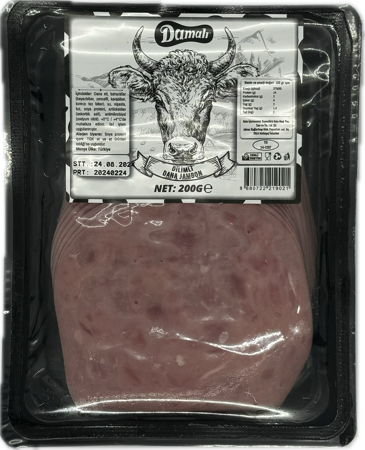 Dana Dilimli Jambon 200 gr