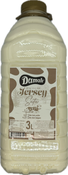 Jersey İnek Sütü 3 lt