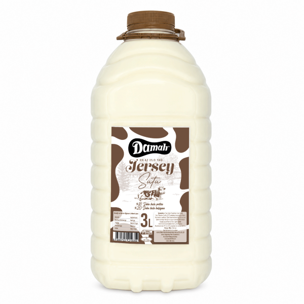 Jersey İnek Sütü 3 lt