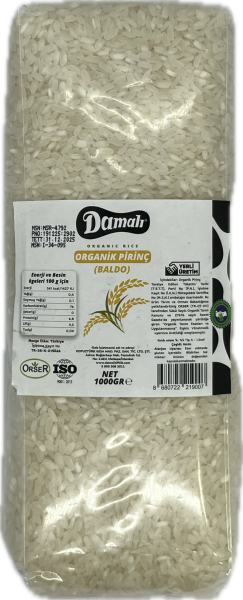 Organik Baldo Pirinç 1 kg