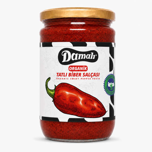 Organik Tatlı Biber Salçası 660 gr