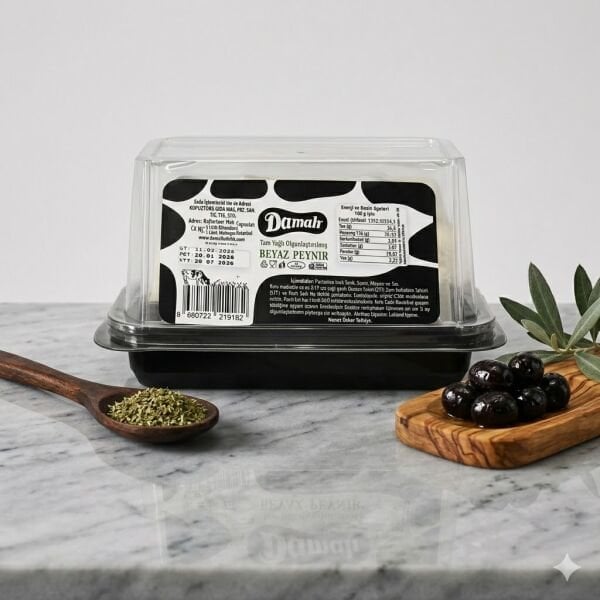 Damalı 3 Dilimli Olgunlaştırılmış İnek Peyniri (450g)