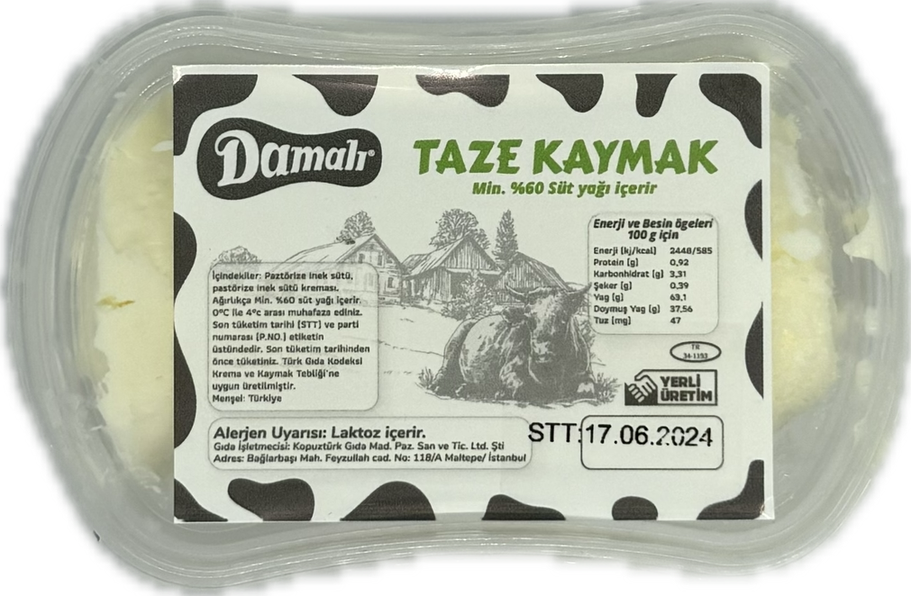 Taze Kaymak 150 gr
