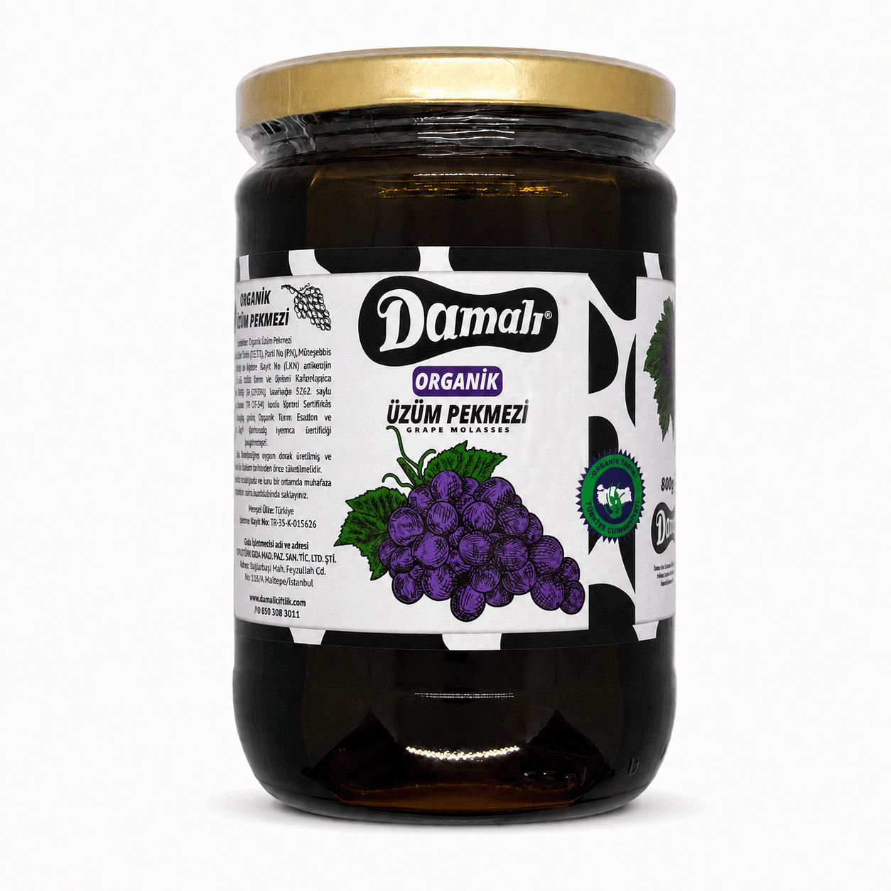 Organik Üzüm Pekmezi 800 gr