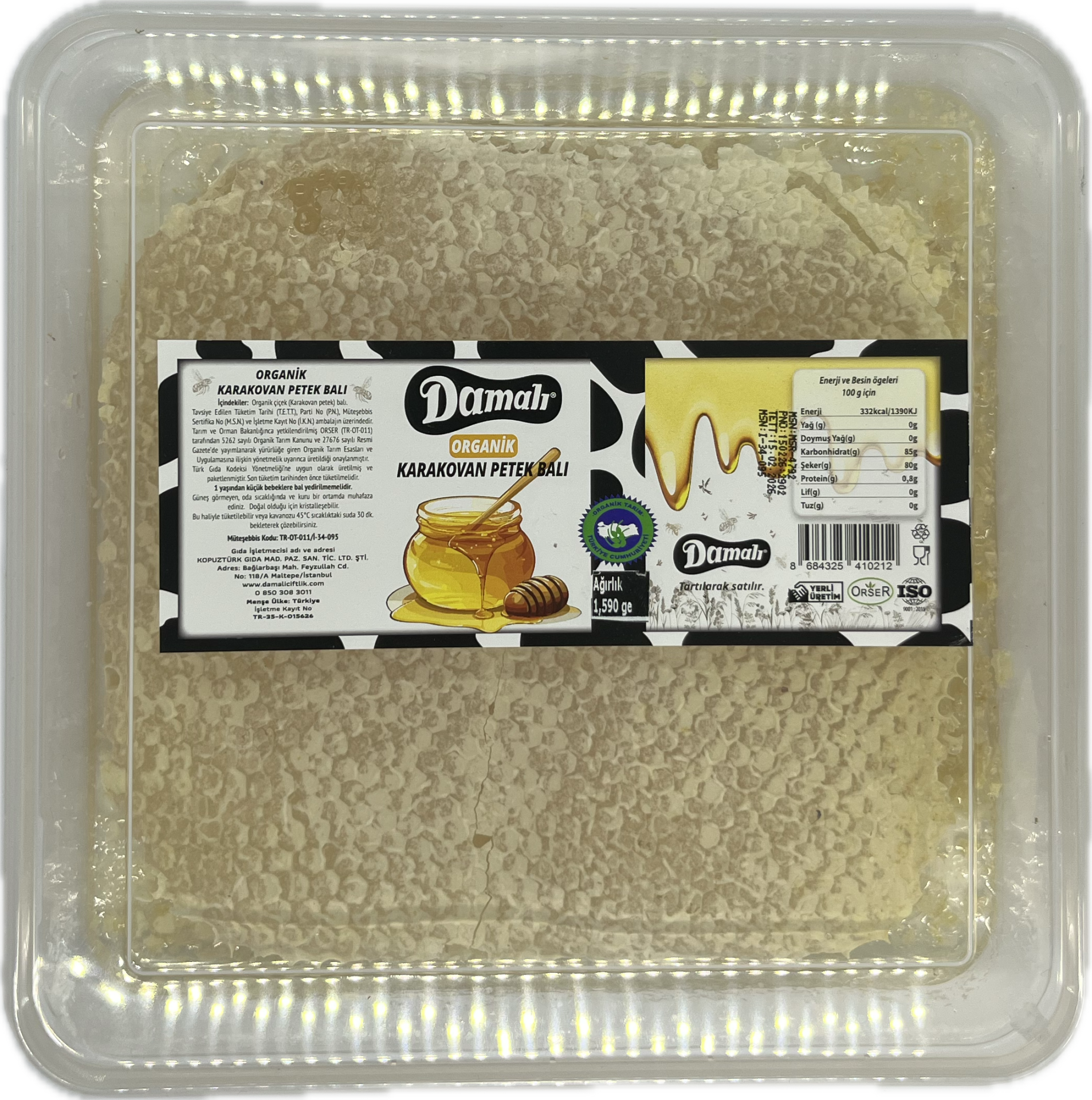 Organik Karakovan Balı 1,25 kg-1,4 kg arası