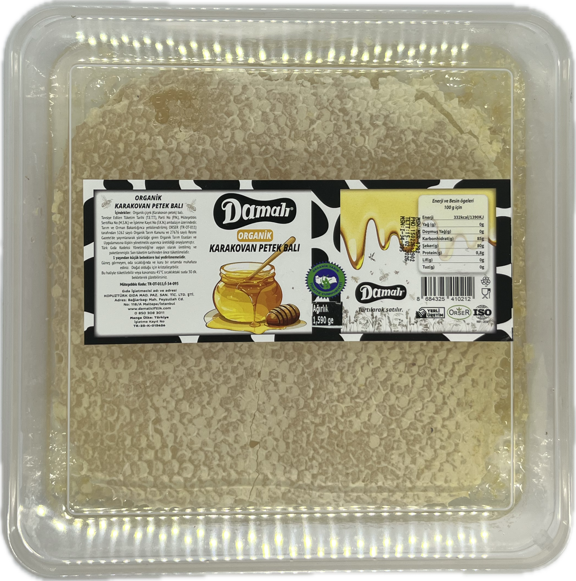 Organik Karakovan Balı 1,100 kg-1,450 kg arası