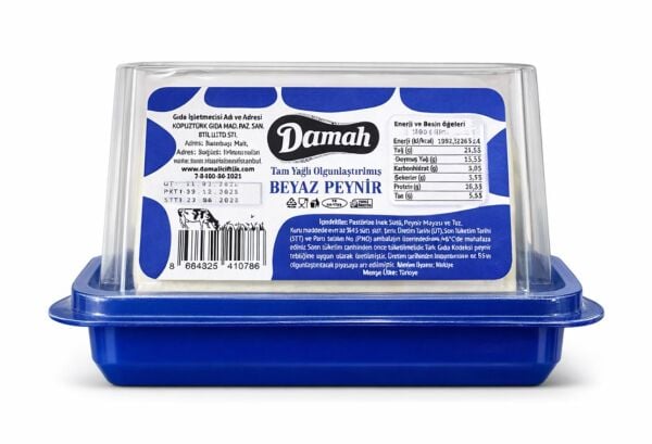 Damalı Olgunlaştırılmış İnek Peyniri 500g (Lokum Kıvamında)