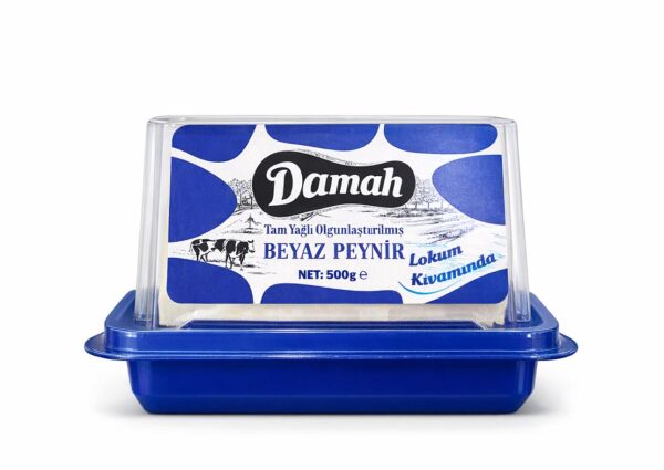 Damalı Olgunlaştırılmış İnek Peyniri 500g (Lokum Kıvamında)