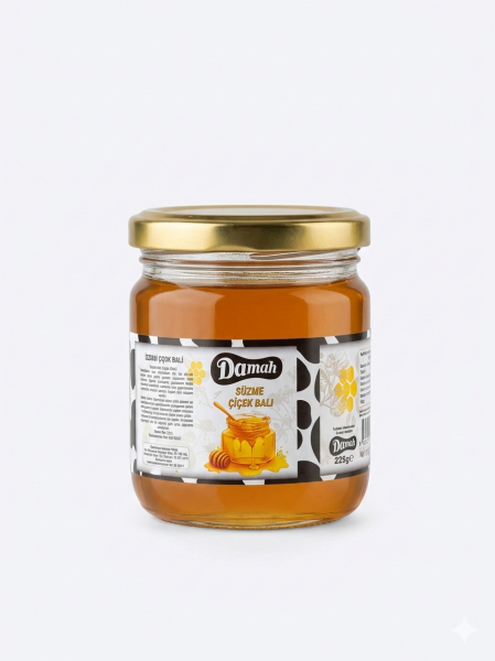 Rize Süzme Çiçek Balı 225 gr