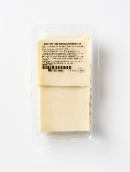 Tam Yağlı Taze Dilimli Eritme Tost Peyniri 225 Gr
