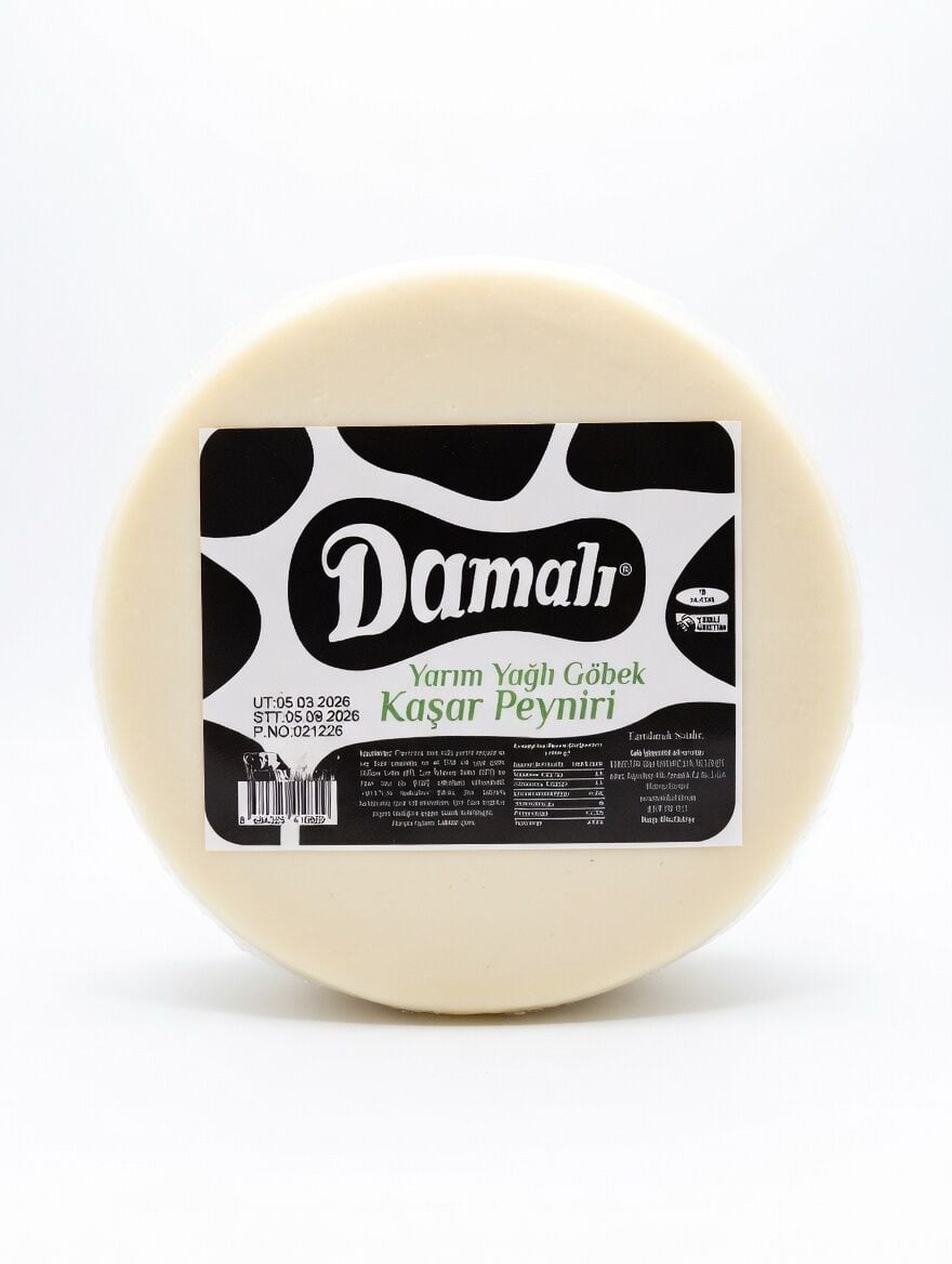 Yarım Yağlı Taze Göbek Kaşar Peyniri 1000 gr