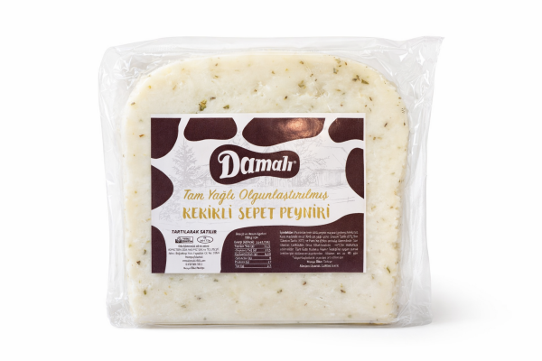Tam Yağlı Olgunlaştırılmış Kekikli Sepet Peyniri 450-500 gr